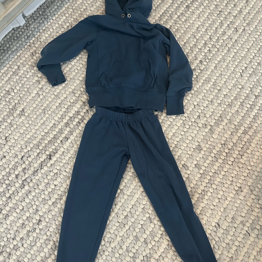 Katie J NYC Dark Blue Hoodie and Jogger Set